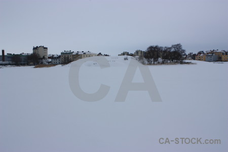 Landscape winter snow.
