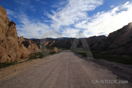 Las flechas gorge landscape calchaqui valley south america cloud.