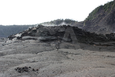 Lava white volcanic crater.