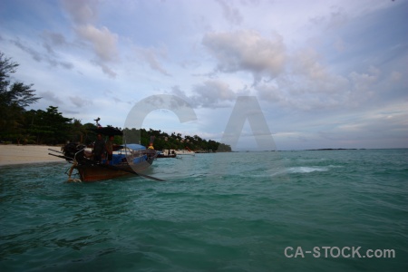 Long beach long tail vehicle phi island tropical.