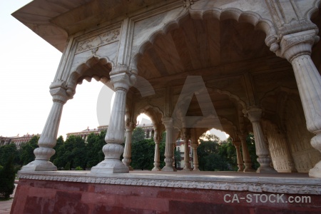 Marble unesco pillar india asia.