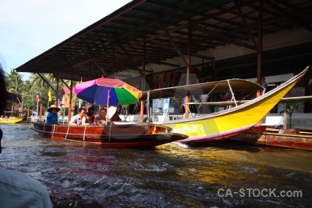 Market boat water vehicle ton khem.