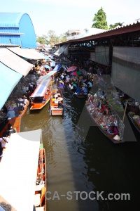 Market building floating southeast asia person.