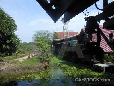 Market thailand floating damnoen saduak water.