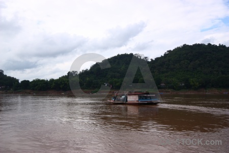 Mekong river unesco laos southeast asia boat.