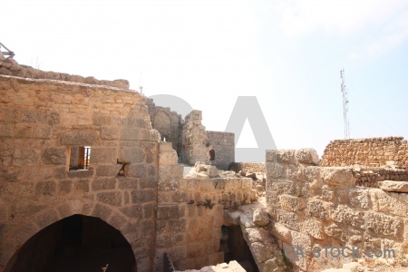 Middle east archway castle ancient jordan.