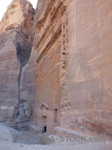 Middle east carving rock western asia nabataeans.