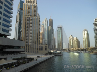 Middle east dubai asia uae canal.