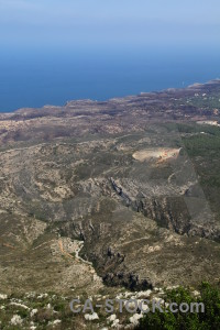 Montgo climb coast javea europe spain.