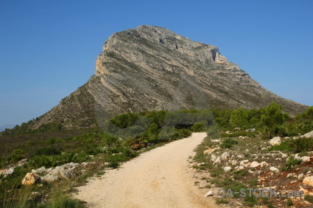 Montgo climb montgo javea path europe.