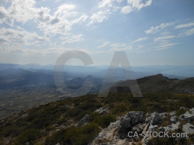 Montgo cloud javea sky rock.