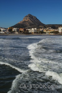 Montgo europe javea wave water.