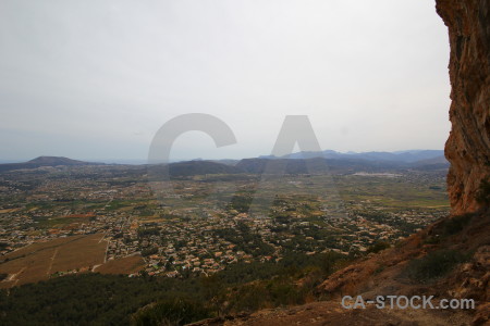 Montgo eye climb europe javea rock spain.