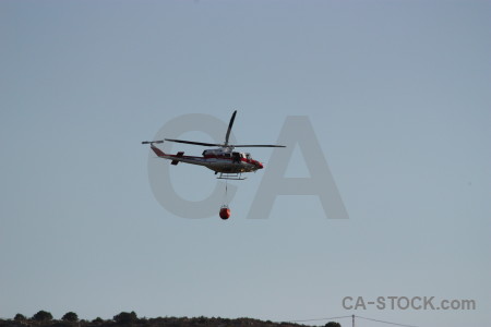 Montgo fire vehicle helicopter spain javea.