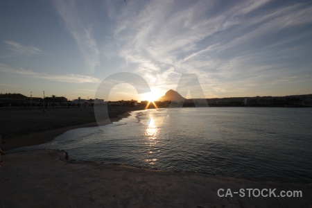 Montgo javea sunrise sky cloud.