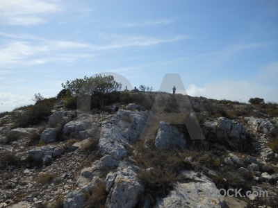 Montgo plant javea cloud rock.