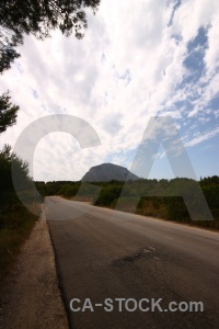 Montgo road spain sky cloud.