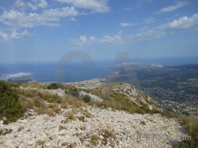Montgo rock europe javea sky.