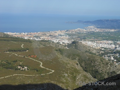 Montgo sea rock water spain.