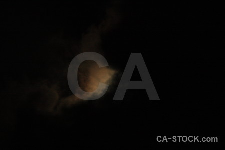 Moon black cloud.