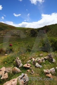 Moray cloud sky peru maras.