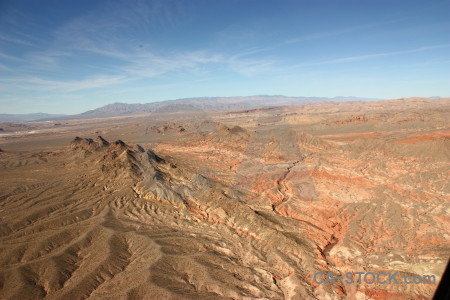 Mountain brown blue landscape rock.