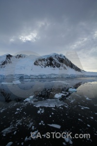 Mountain channel sea ice water cloud.