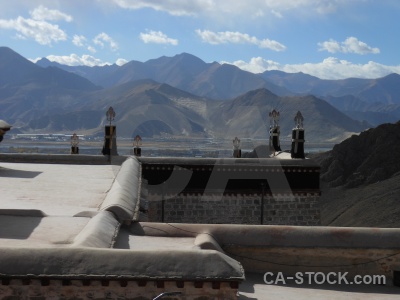 Mountain cloud china buddhism drepung monastery.