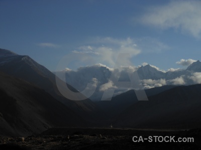 Mountain friendship highway tibet cloud east asia.