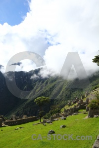 Mountain grass unesco inca andes.