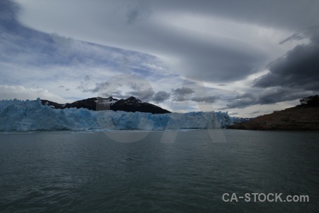 Mountain ice south america cloud lake argentino.