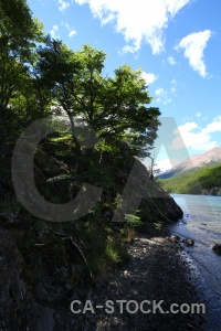 Mountain lake argentina water south america.