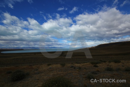 Mountain lake argentino water sky south america.