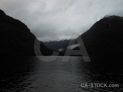 Mountain new zealand cloud fiordland south island.