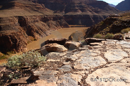 Mountain rock brown desert.