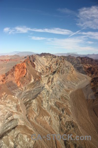 Mountain rock brown landscape blue.