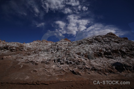 Mountain salt cloud south america chile.