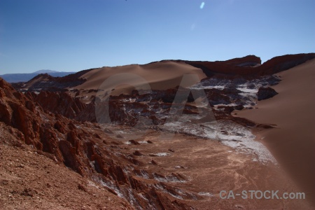 Mountain sky atacama desert valley of the moon chile.