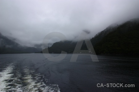 Mountain sky cloud sound fiord.