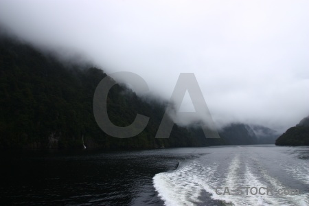 Mountain sky south island fiordland new zealand.