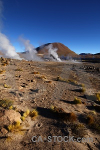 Mountain south america steam andes chile.