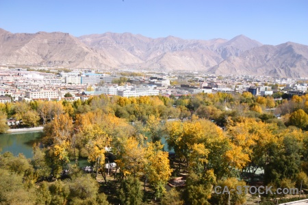 Mountain tibet lhasa china building.