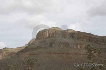 Mountain white rock.