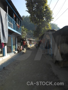 Nayapul trek south asia nayapool road.
