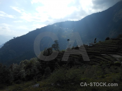Nepal modi khola valley asia himalayan trek.
