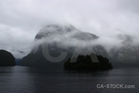 New zealand fiord south island fiordland doubtful sound.