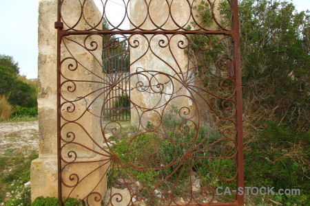 Object brown green gate texture.