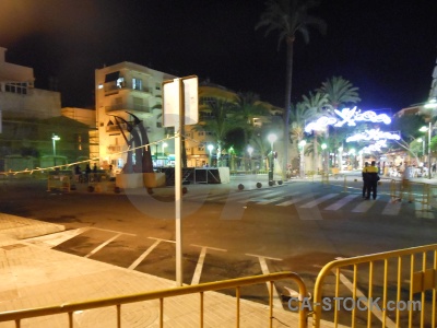 Orange europe road javea spain.