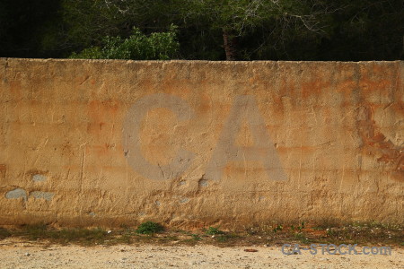 Orange plaster texture wall brown.