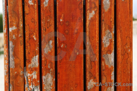 Orange red plank wood texture.